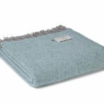 Extra Large Spearmint/Grey Beehive Throw