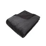 Cosy Black Throw