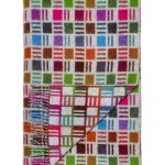 Ribbon Multi Grey throw