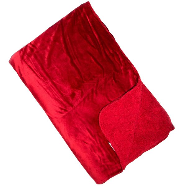 Cosy Scarlet Reversible Throw