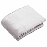 Cosy Silver Reversible Throw Blanket