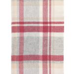 Portree Pink Merino Wool Throw