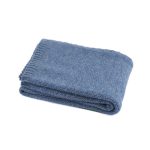 Knitted Throw-Blue Slate