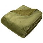 Cosy Olive Throw