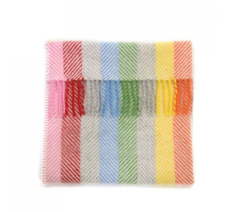 Rainbow Stripe Baby Pram Basket