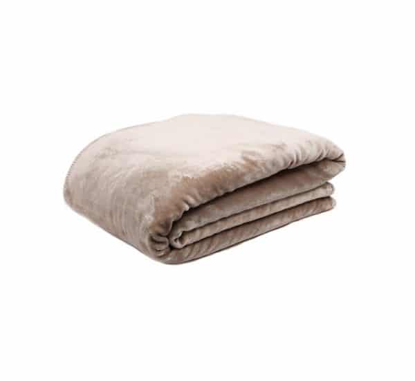 Cosy Taupe Reversible Throw