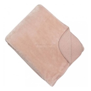 Cosy Light Pink Reversible Throw