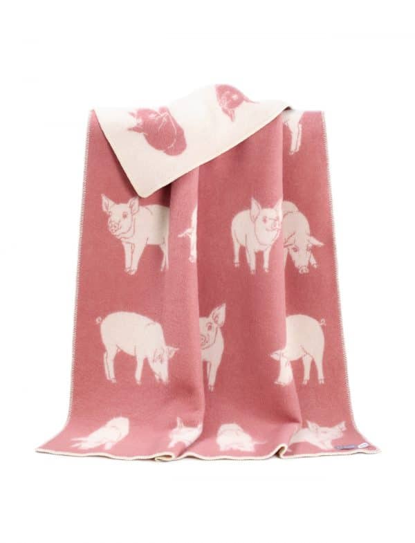 Piglet Themed Reversible Blanket